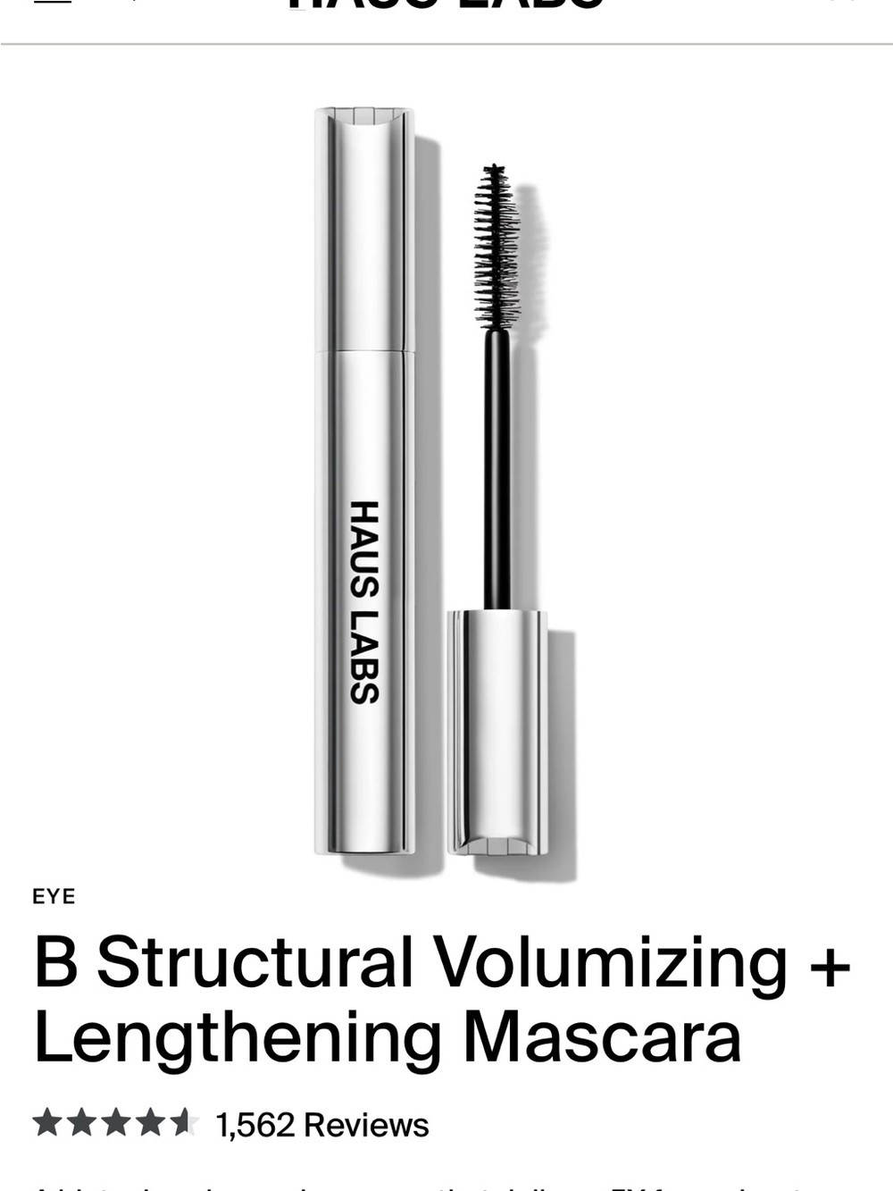 Haus labs lengthening mascara discontinued?